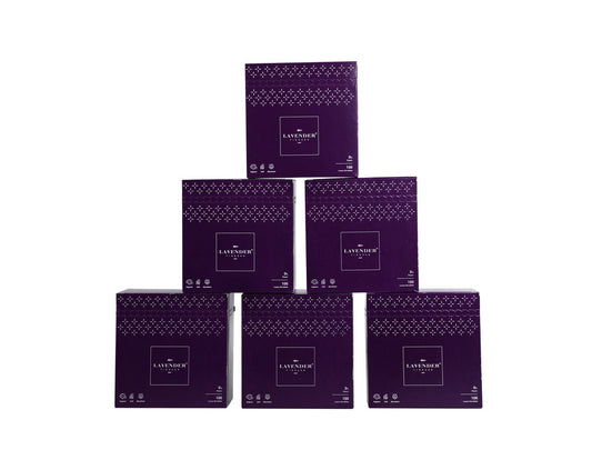 Lavender Premium Napkin 100 Pulls 1Ply