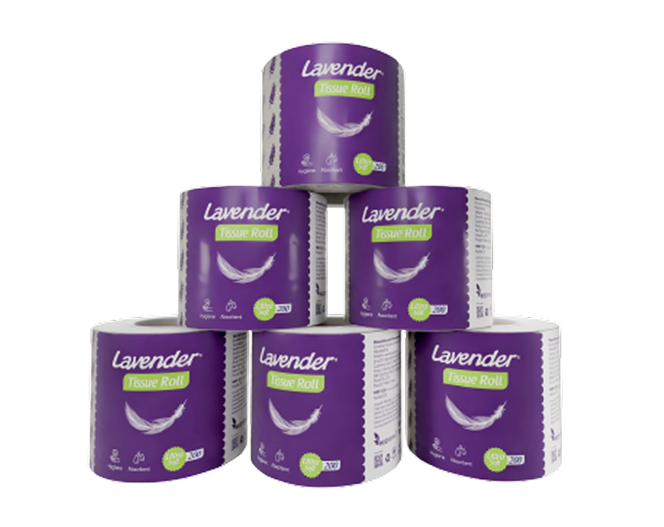 Lavender Toilet Paper Roll (6 in 1 Pack)