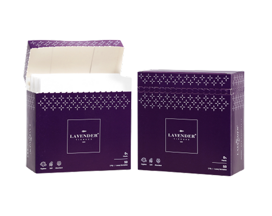 Lavender Premium Napkin 100 Pulls 1Ply