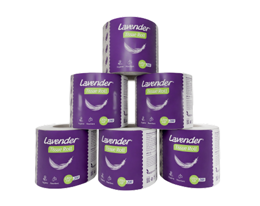 Lavender Toilet Paper Roll (6 in 1 Pack)