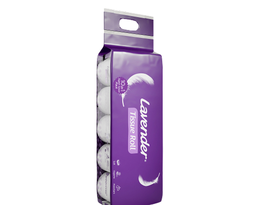 Lavender Toilet Paper Roll (10 in 1 Pack)