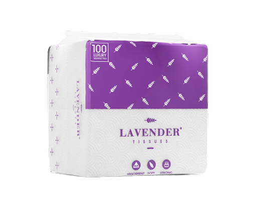 Lavender Household Napkin